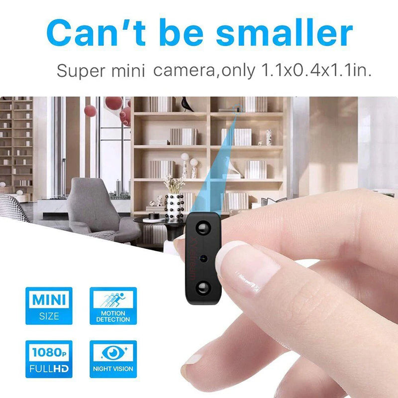 Mini Câmera Full HD 1080P XD Infrared Night Vision Camera IR-CUT Motion Detection Security Camcorder Sport DV DVR Video Recorder